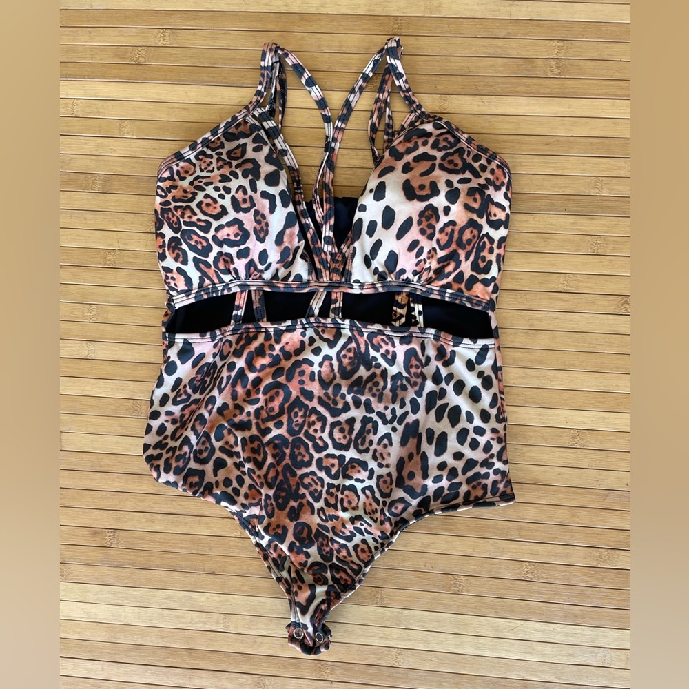On the Lo Swimwear Cheetah Bodysuit